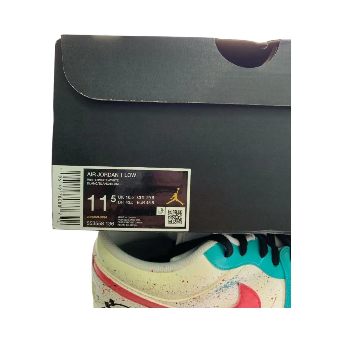 Nike shoes - Air Jordan 1 Low - Air Low - 553558-136 - Multicolor 2