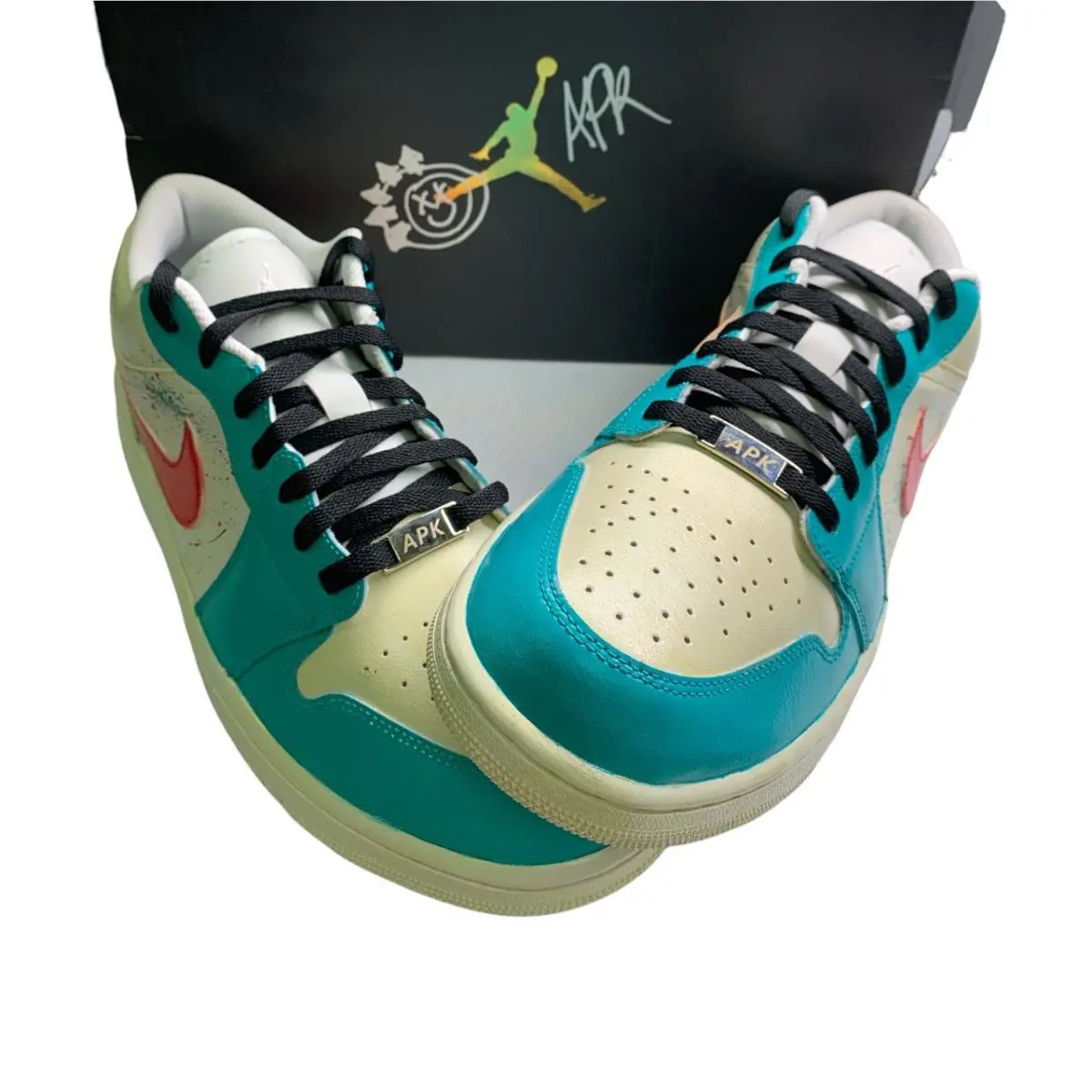 Nike shoes - Air Jordan 1 Low - Air Low - 553558-136 - Multicolor 7