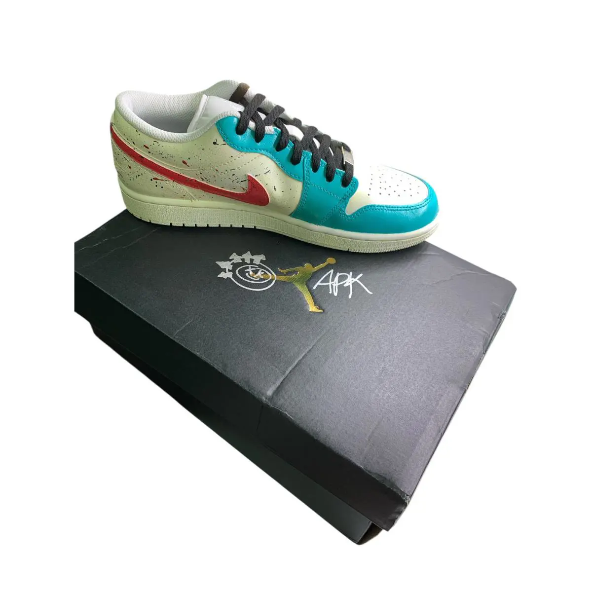 Nike shoes - Air Jordan 1 Low - Air Low - 553558-136 - Multicolor 20