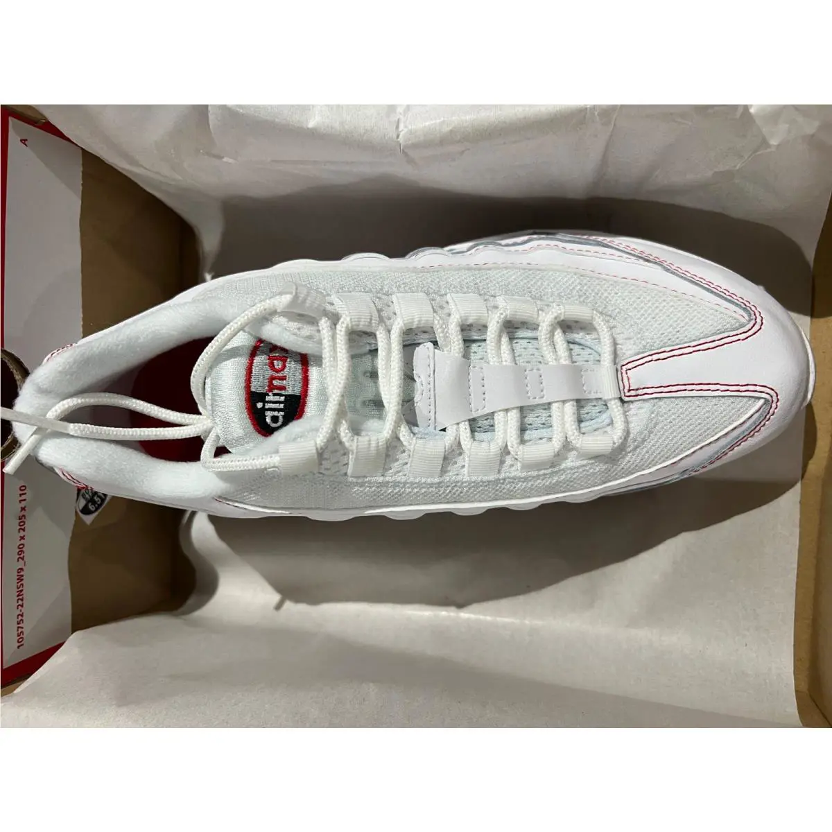 Nike shoes - WHITE/UNIVERSITY RED 7