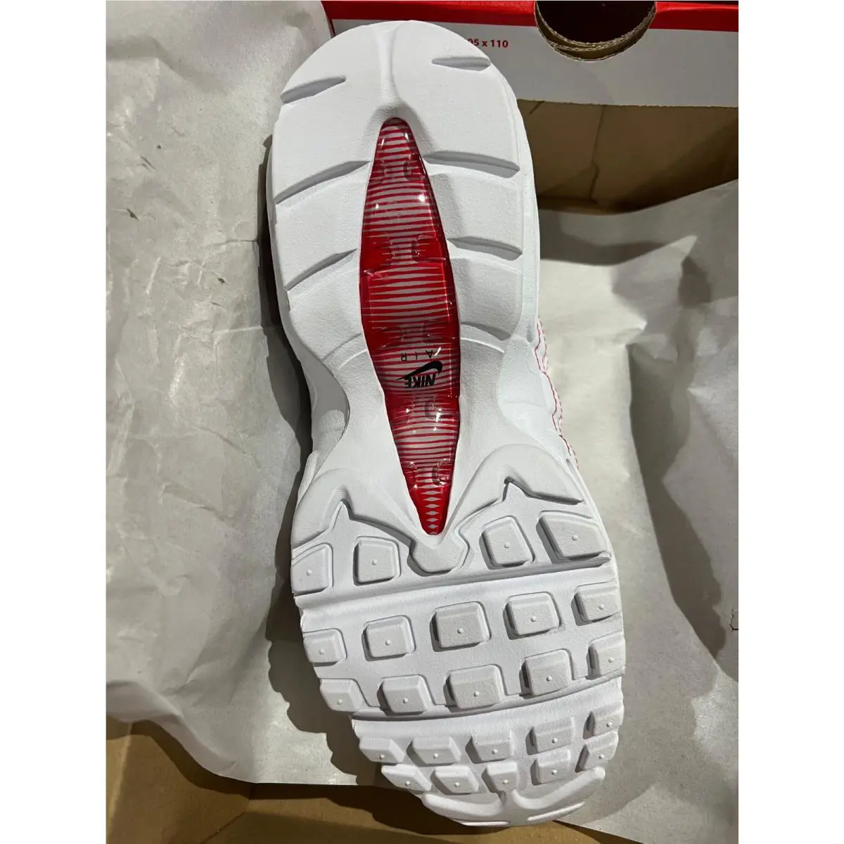 Nike shoes - WHITE/UNIVERSITY RED 5