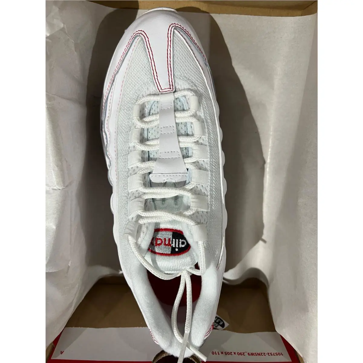 Nike shoes - WHITE/UNIVERSITY RED 8