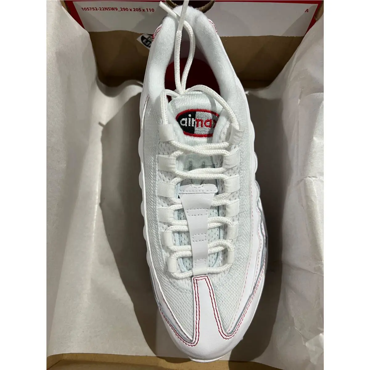 Nike shoes - WHITE/UNIVERSITY RED 9