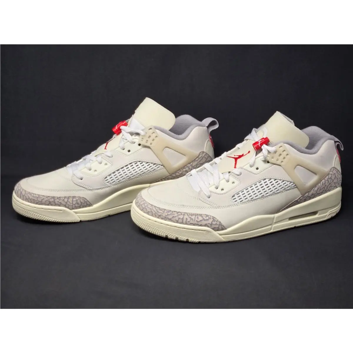 Nike Jordan Spizike Low Mens Size 13 Red White Sail Coconut Shoes FQ1759-100 Nby