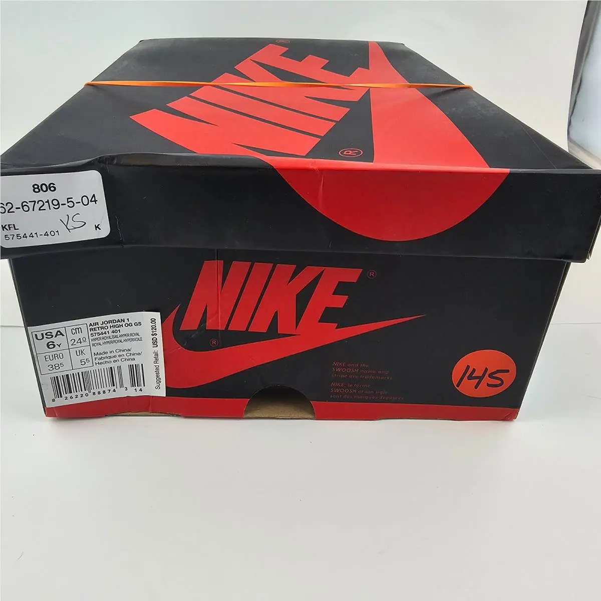 Nike shoes - Air Jordan 1 - Air - 575441-401 - Blue (UPC: 826220888743) 10