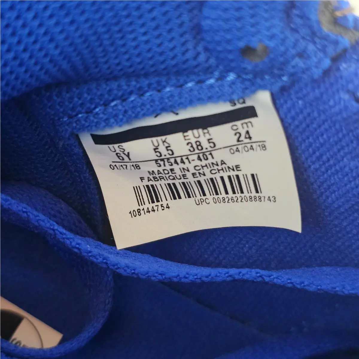 Nike shoes - Air Jordan 1 - Air - 575441-401 - Blue (UPC: 826220888743) 9