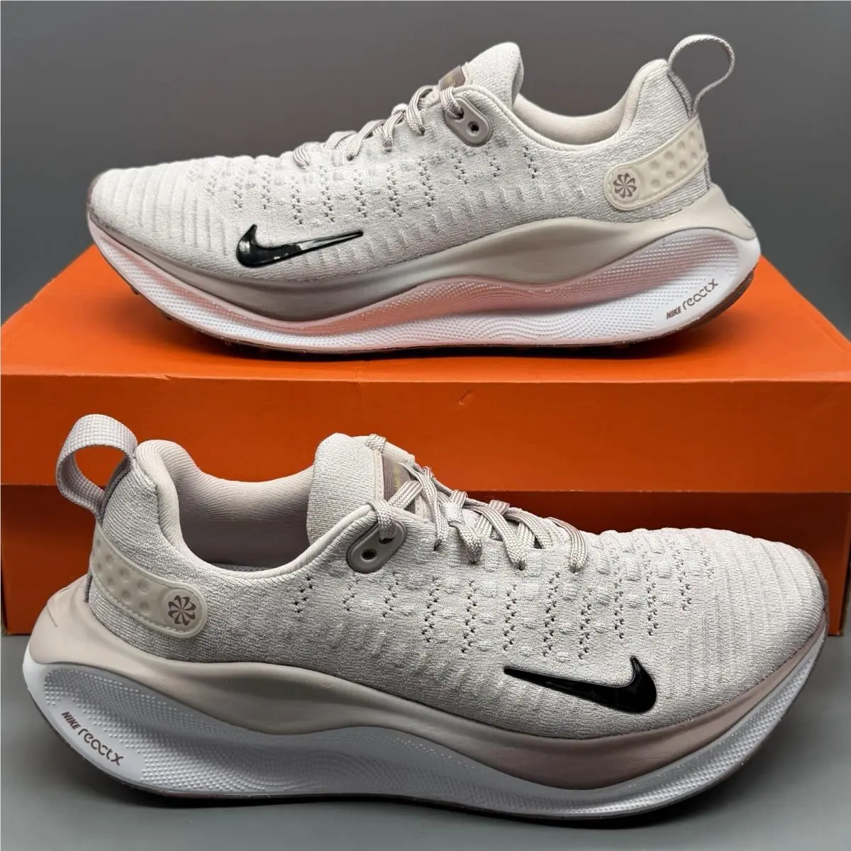 Nike Reactx Infinity Run 4 Women’s 7 Running Shoes Training Gym Platinum Violet