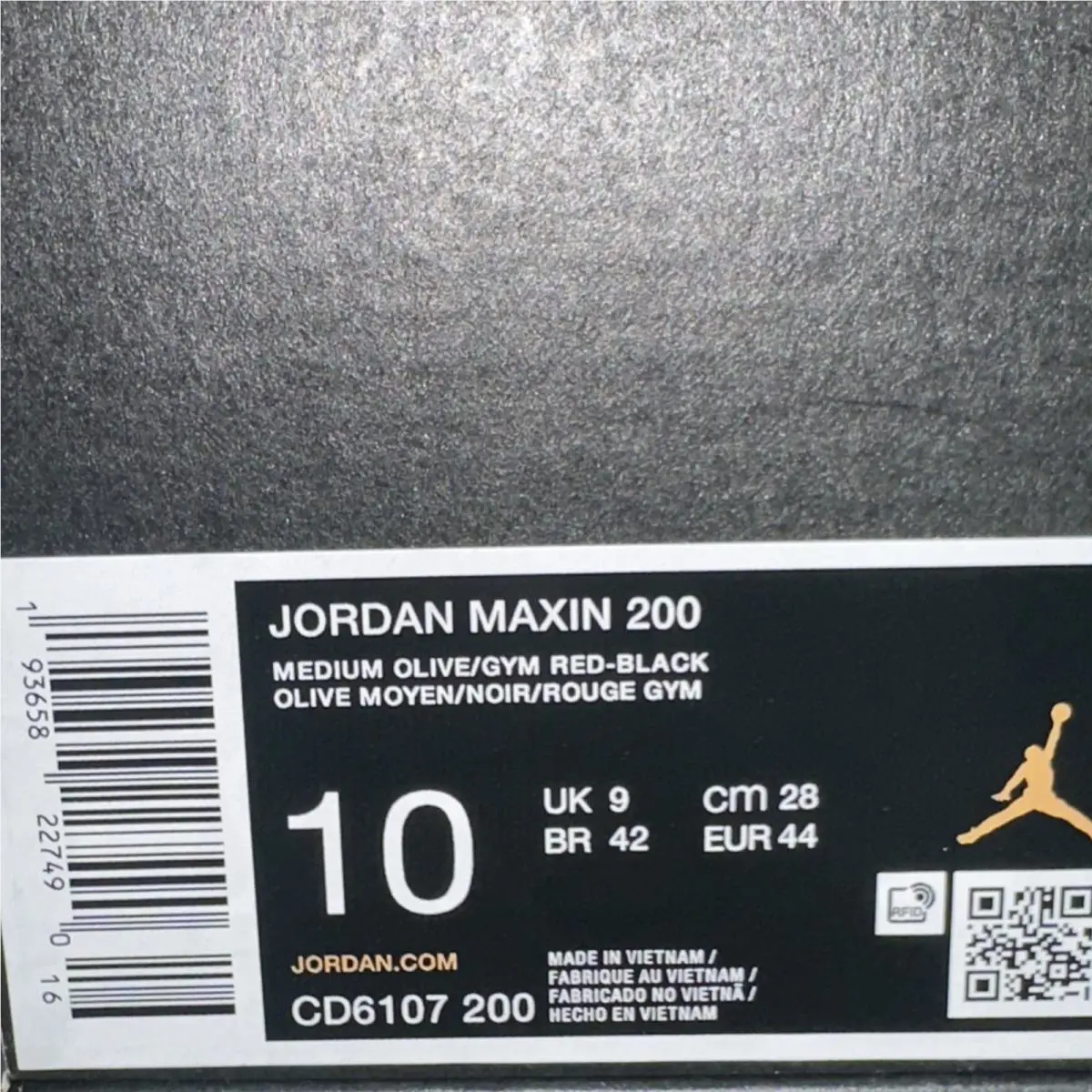 Nike shoes - Jordan Maxin 200 - Maxin - Cd6107-200 - Black 4