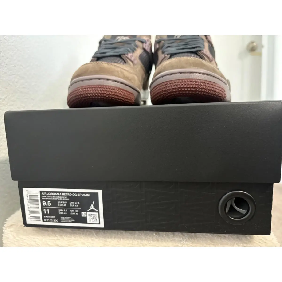 Nike shoes - Air Jordan 4 - Air - IF3102-200 - Brown 1