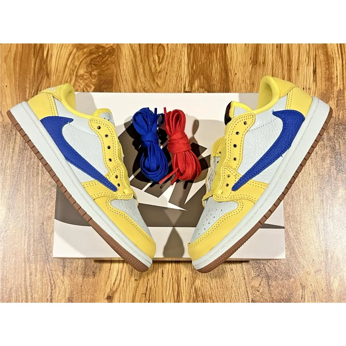 Nike Air Jordan 1 Retro Low OG SP Travis Scott Canary PS Size 13.5C DZ5909-700