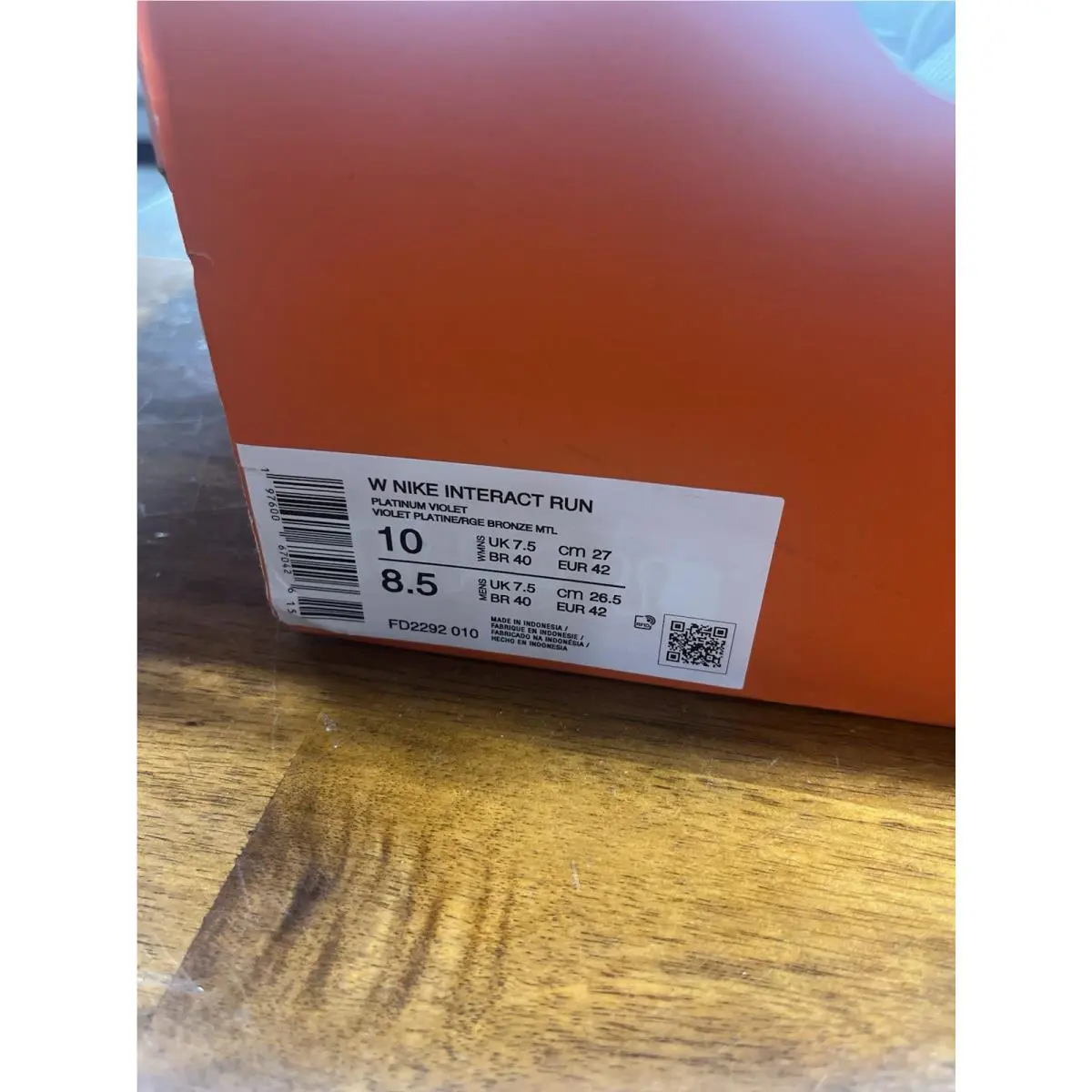 Nike shoes - Nike Interact Run - Interact Run - FF2292 010 - Platinum Violet/Smokey Mauve (UPC: 0197600670426) 0
