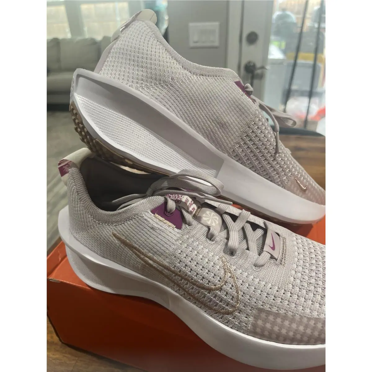 Nike shoes - Nike Interact Run - Interact Run - FF2292 010 - Platinum Violet/Smokey Mauve (UPC: 0197600670426) 10
