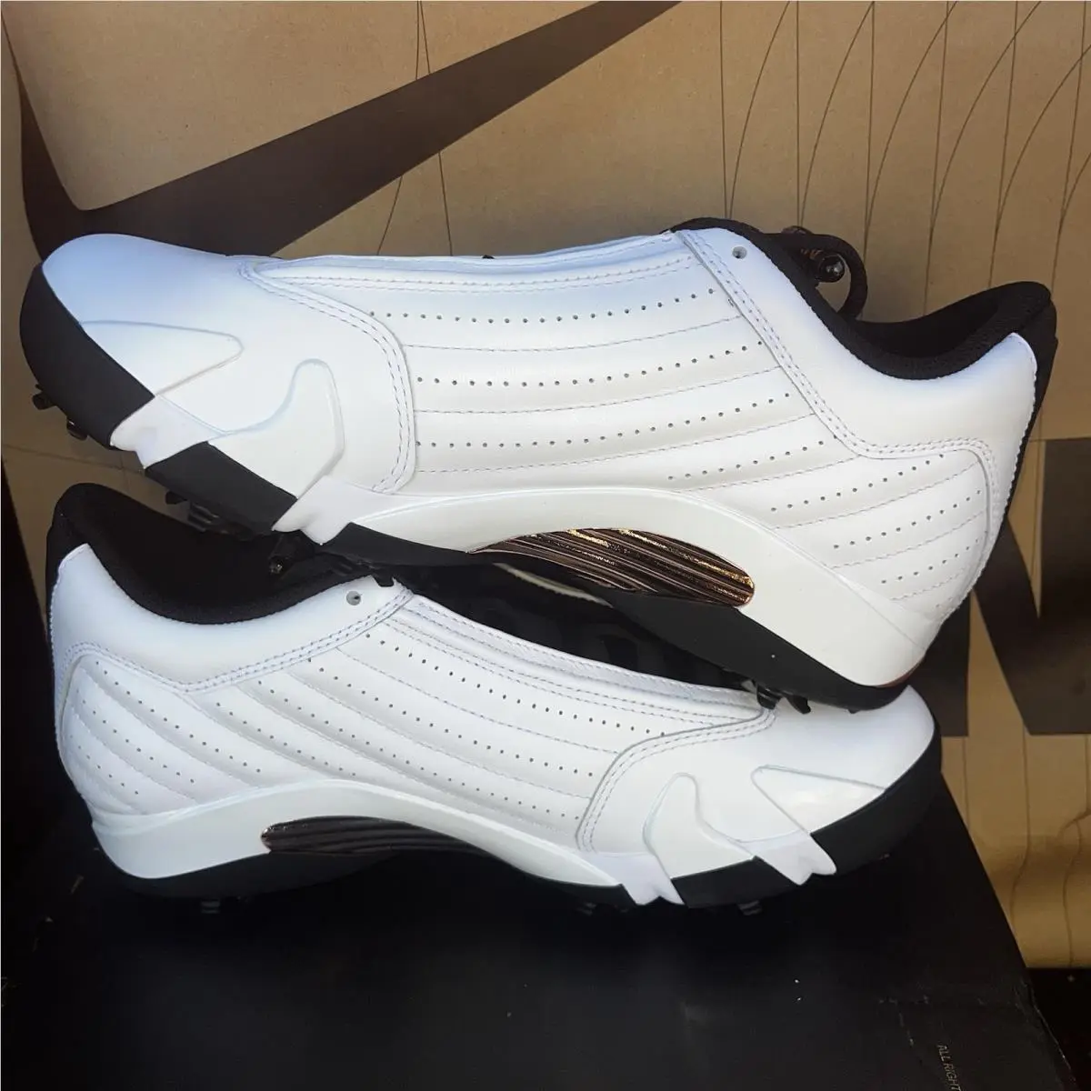 Nike shoes - Nike Air Jordan 14 - Air - HV4813-100 - White Metallic Copper 1