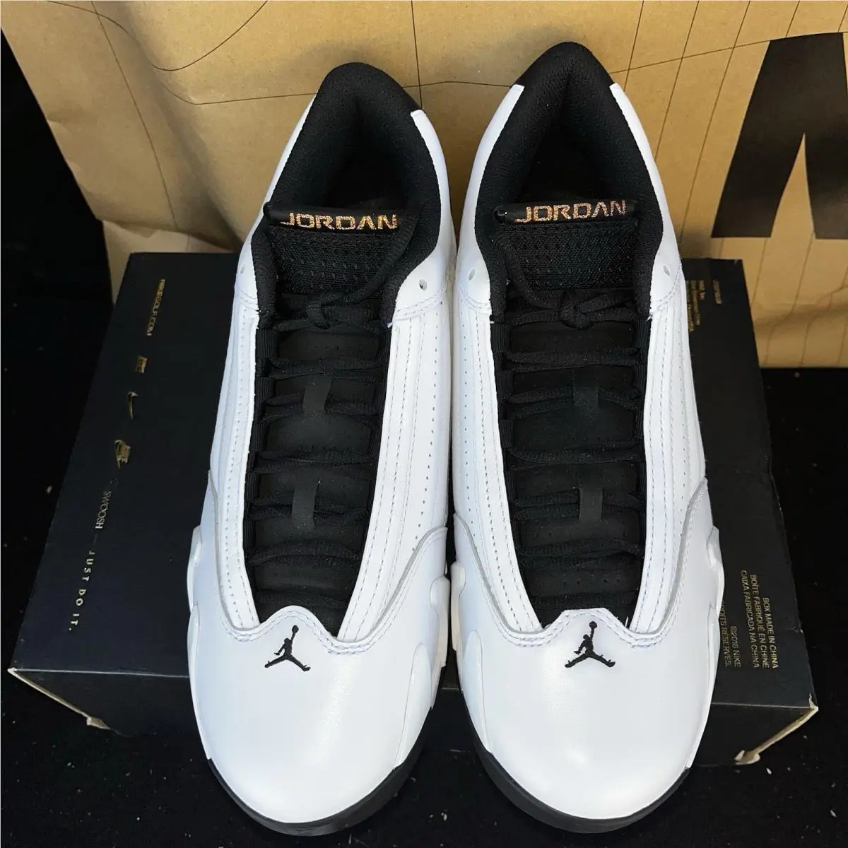 Nike shoes - Nike Air Jordan 14 - Air - HV4813-100 - White Metallic Copper 2