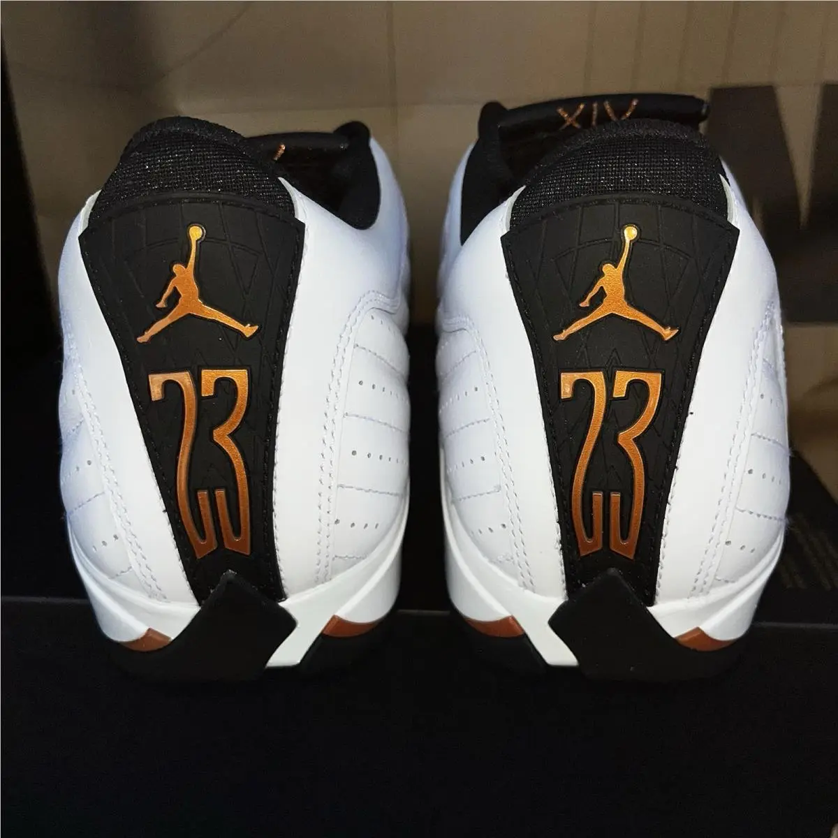 Nike shoes - Nike Air Jordan 14 - Air - HV4813-100 - White Metallic Copper 3