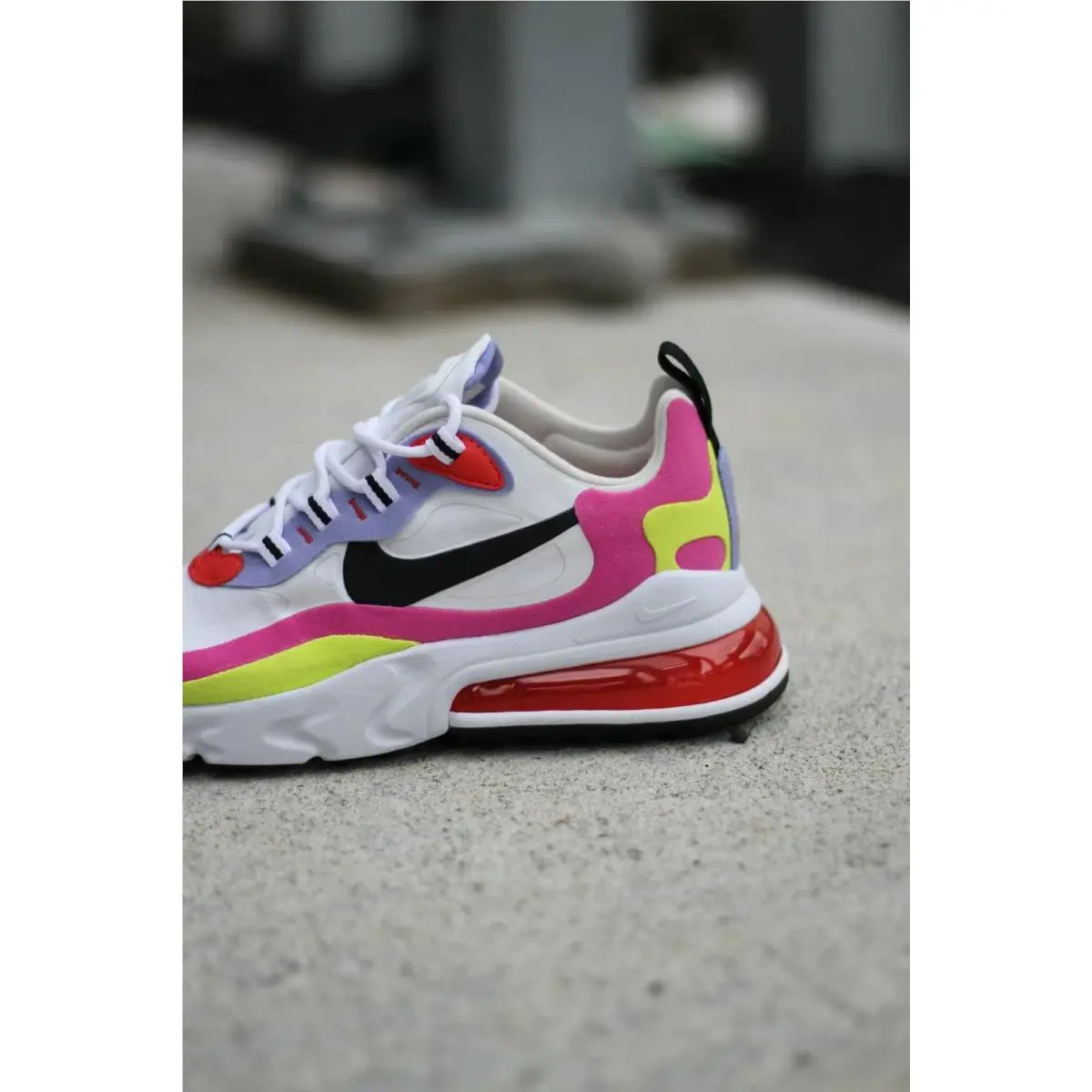 Nike shoes - Nike Air Max 270 React - CZ9351 100 - White/Light Thistle-Black (UPC: 194496060966) 1