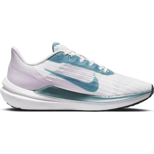 Nike Winflo 9 DZ4446 100 White/cerulean-doll-black Women`s Size 6.5