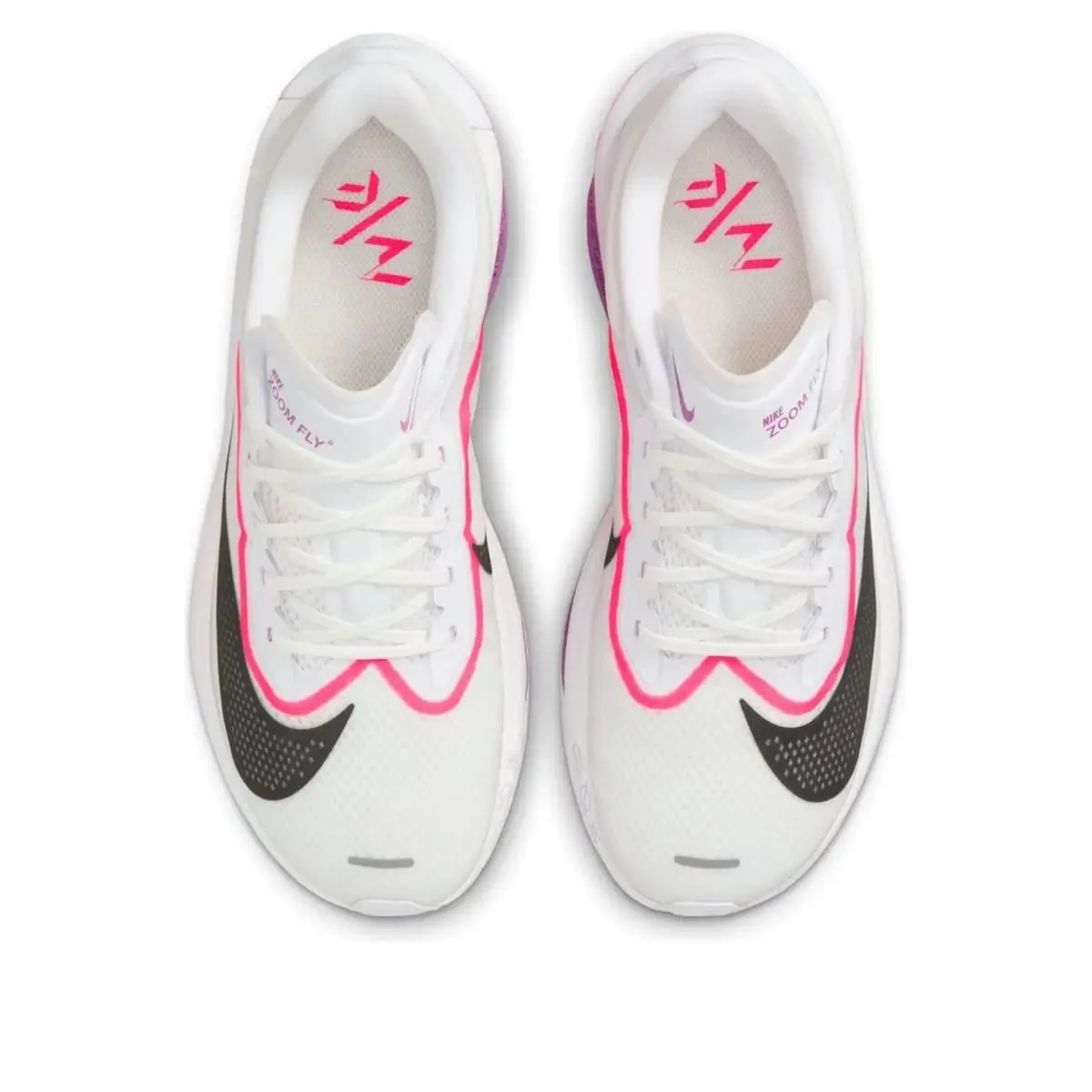 Nike shoes - Nike Zoom Fly 6 - Zoom Fly - FN8455 101 - White/Black-Vivid Grape 3