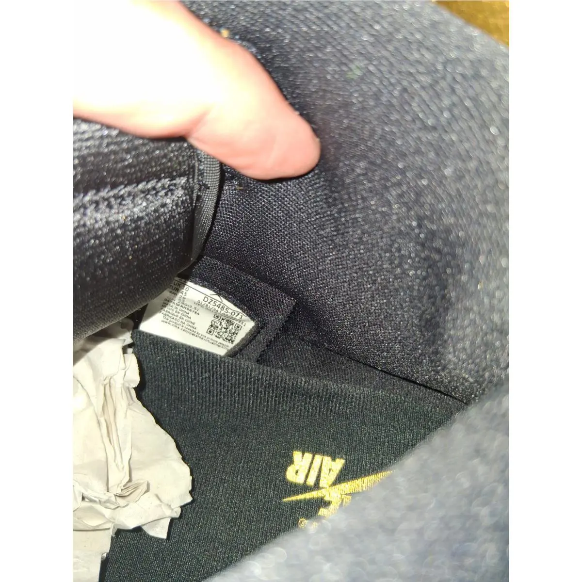 Nike shoes - Nike Air Jordan 1 - Air - Black 5