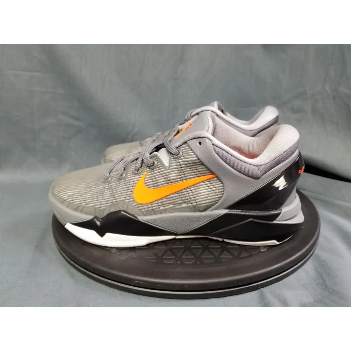 Nike shoes - Nike Zoom Kobe VII - Zoom Kobe VII - 505399 001 - Wolf Grey/Total Orange-Orange Ember (UPC: 883418883485) 3