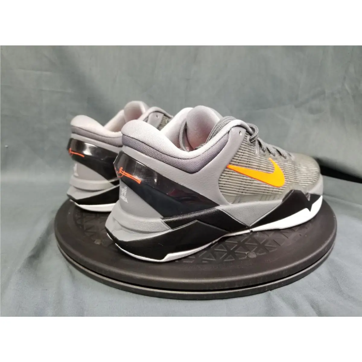 Nike shoes - Nike Zoom Kobe VII - Zoom Kobe VII - 505399 001 - Wolf Grey/Total Orange-Orange Ember (UPC: 883418883485) 6