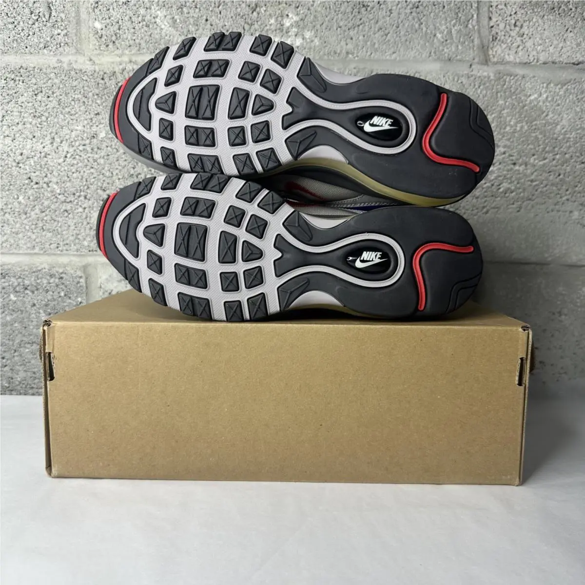 Nike shoes - Nike Air Max 97 - Air Max - CI5012-001 - Gray, Manufacturer: atmosphere grey/ university red (UPC: 0192501959397) 3