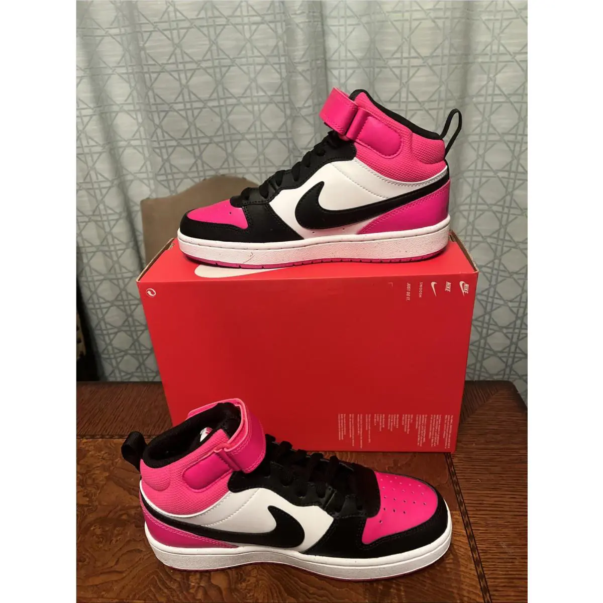 Nike shoes - Nike Court Borough Mid - Court Borough Mid - Pink 0