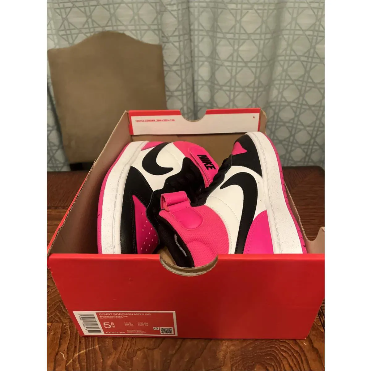 Nike shoes - Nike Court Borough Mid - Court Borough Mid - Pink 4
