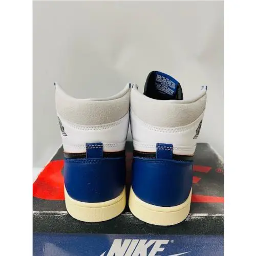 Nike shoes - white, black, blue (UPC: 197859443147) 1