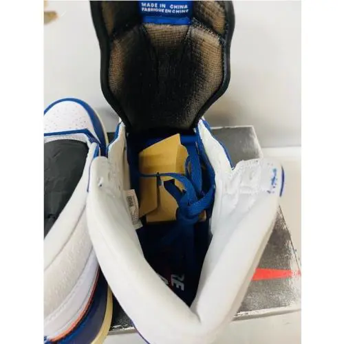 Nike shoes - white, black, blue (UPC: 197859443147) 3