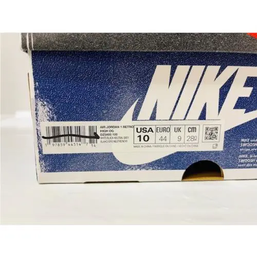Nike shoes - white, black, blue (UPC: 197859443147) 6