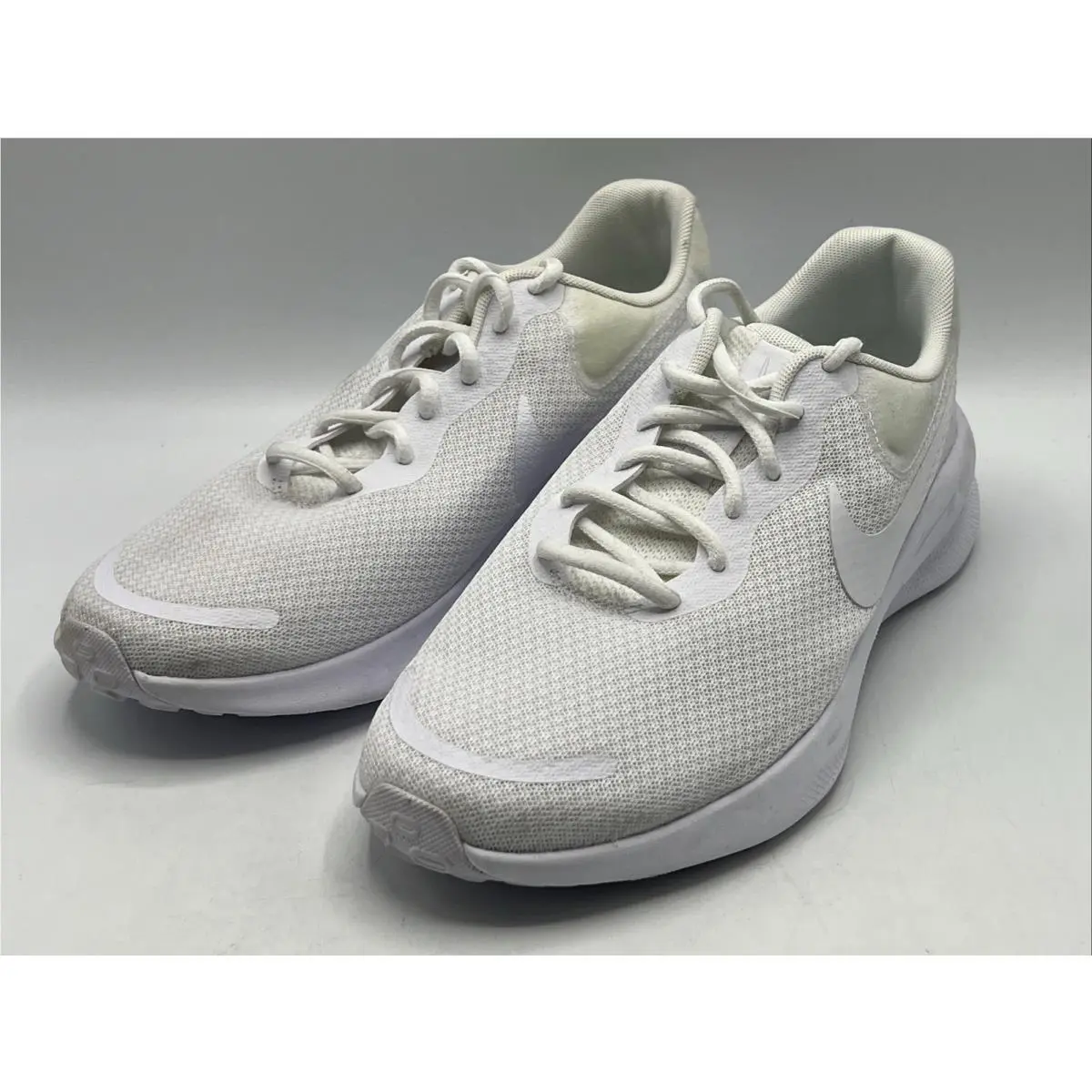 Nike Women`s Size 10 Revolution 7 All White Running Sneakers FB2208 100