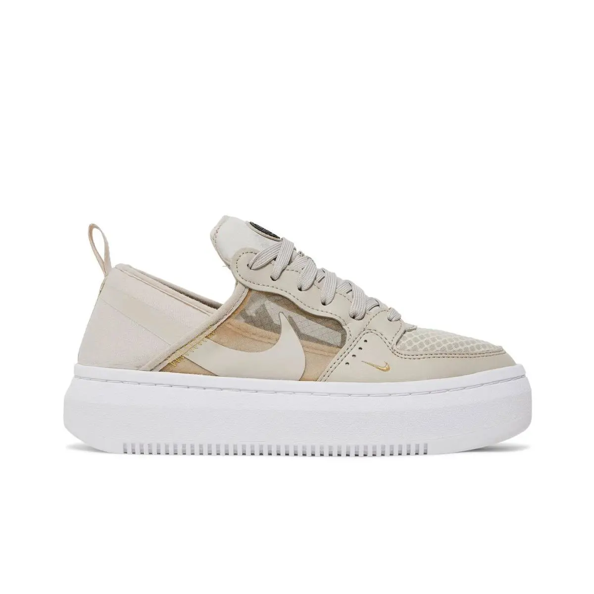 Nike shoes - Nike Wmns Court Vision Alta TXT - CW6536-200 - Cream Ii/Saturn Gold/White/Cream Ii (UPC: 195237437337) 6