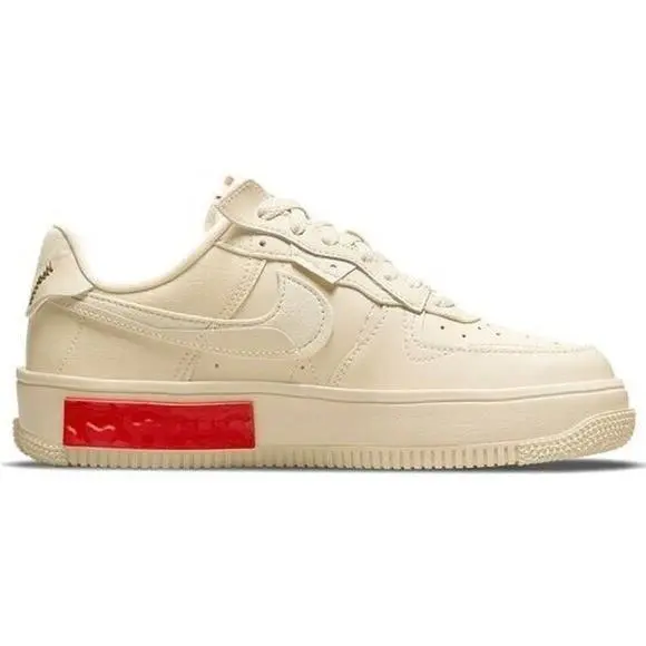Air Force 1 Fontanka Sesame University Red Platform Sneakers DA7024-200 by Nike