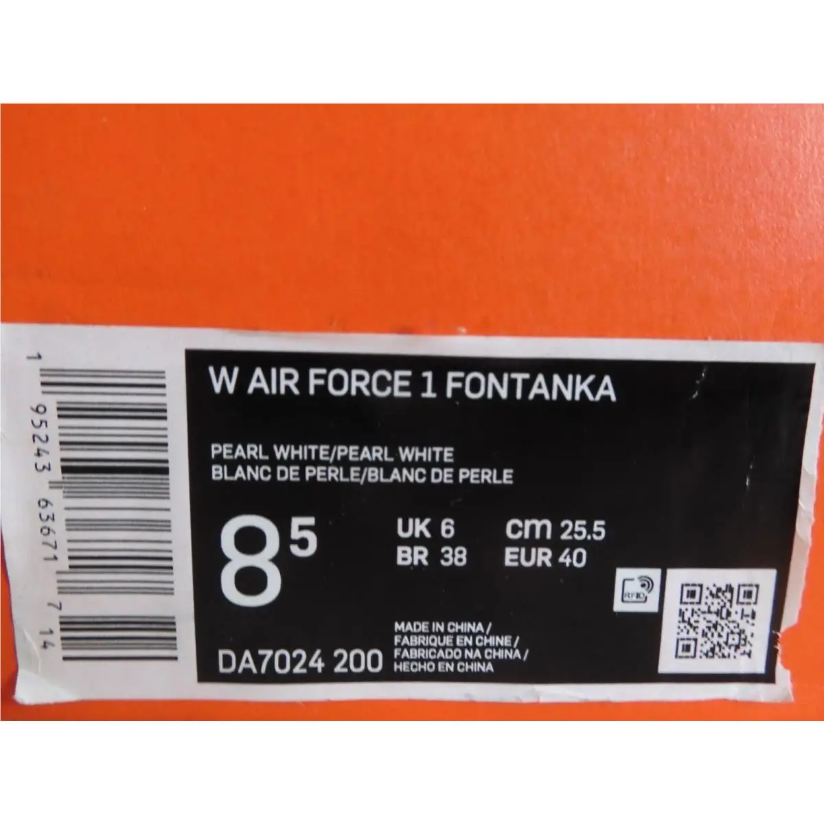 Nike shoes - Nike Air Force 1 Fontanka - DA7024-200 - White (UPC: 195243636717) 6