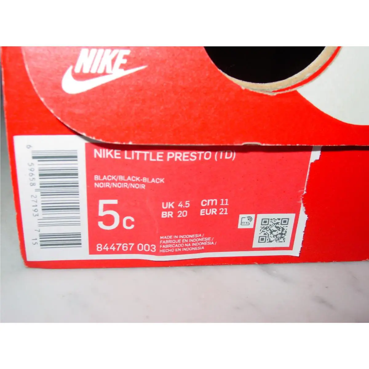 Nike shoes - Nike Presto - Presto - Black (UPC: 659658271937) 1