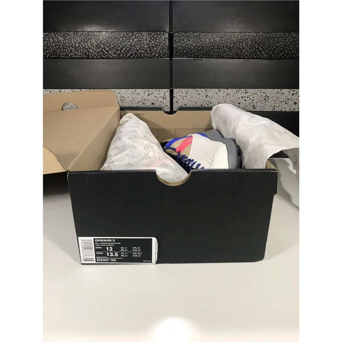 Nike shoes - Nike ACG Okwahn II - ACG Okwahn - 525367-100 - Sail/Racer Blue-Racer Pink (UPC: 0192499288783) 3