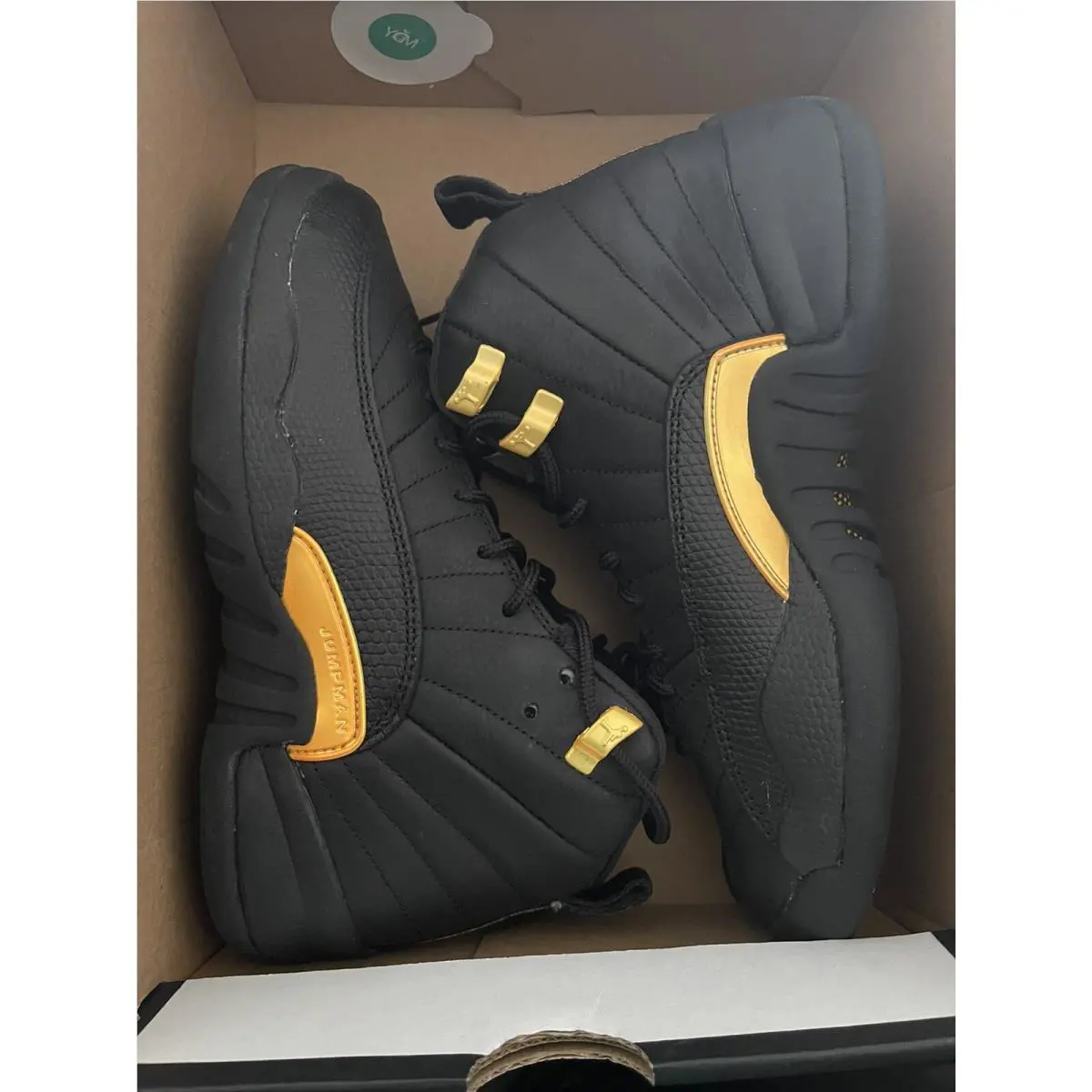 Nike shoes - NIKE AIR JORDAN 12 RETRO - 153265-071 - Black (UPC: 0196152237286) 3