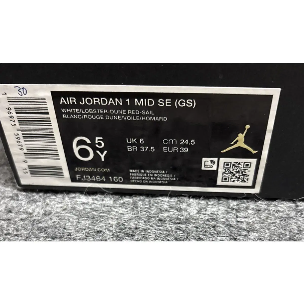 Nike shoes - Air Jordan 1 Mid SE - FJ3464-160 - White 4