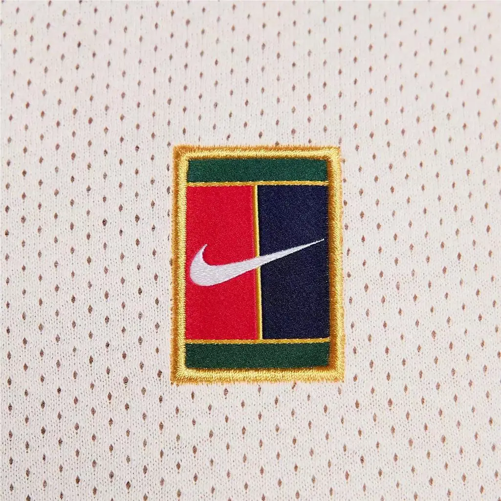 Nike clothing - Nike Court Heritage Tennis Polo - Pale Ivory / Light Crimson 6