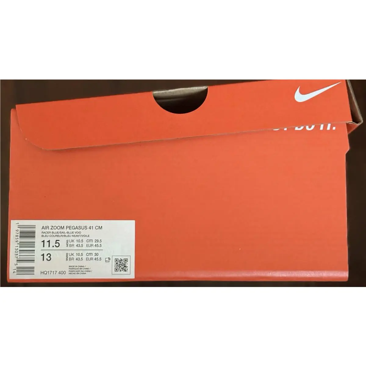 Nike shoes - Nike Air Zoom Pegasus 41 - HQ1717-400 - Blue, Manufacturer: Racer Blue/Blue Void/Light Photo Blue/Sail 5