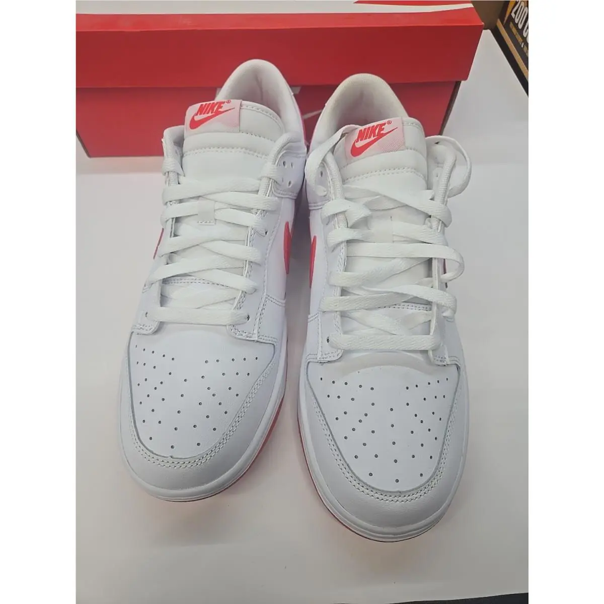 Nike shoes - Nike Dunks - Dunks - DV0831-103 - White-Picante Red 0
