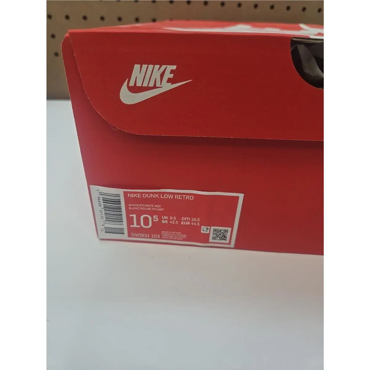Nike shoes - Nike Dunks - Dunks - DV0831-103 - White-Picante Red 5