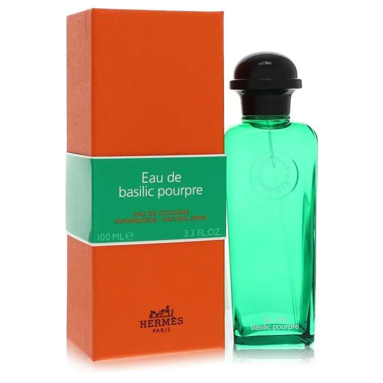 Eau De Basilic Pourpre by Hermes Eau De Cologne Spray Unisex 3.3 oz Men