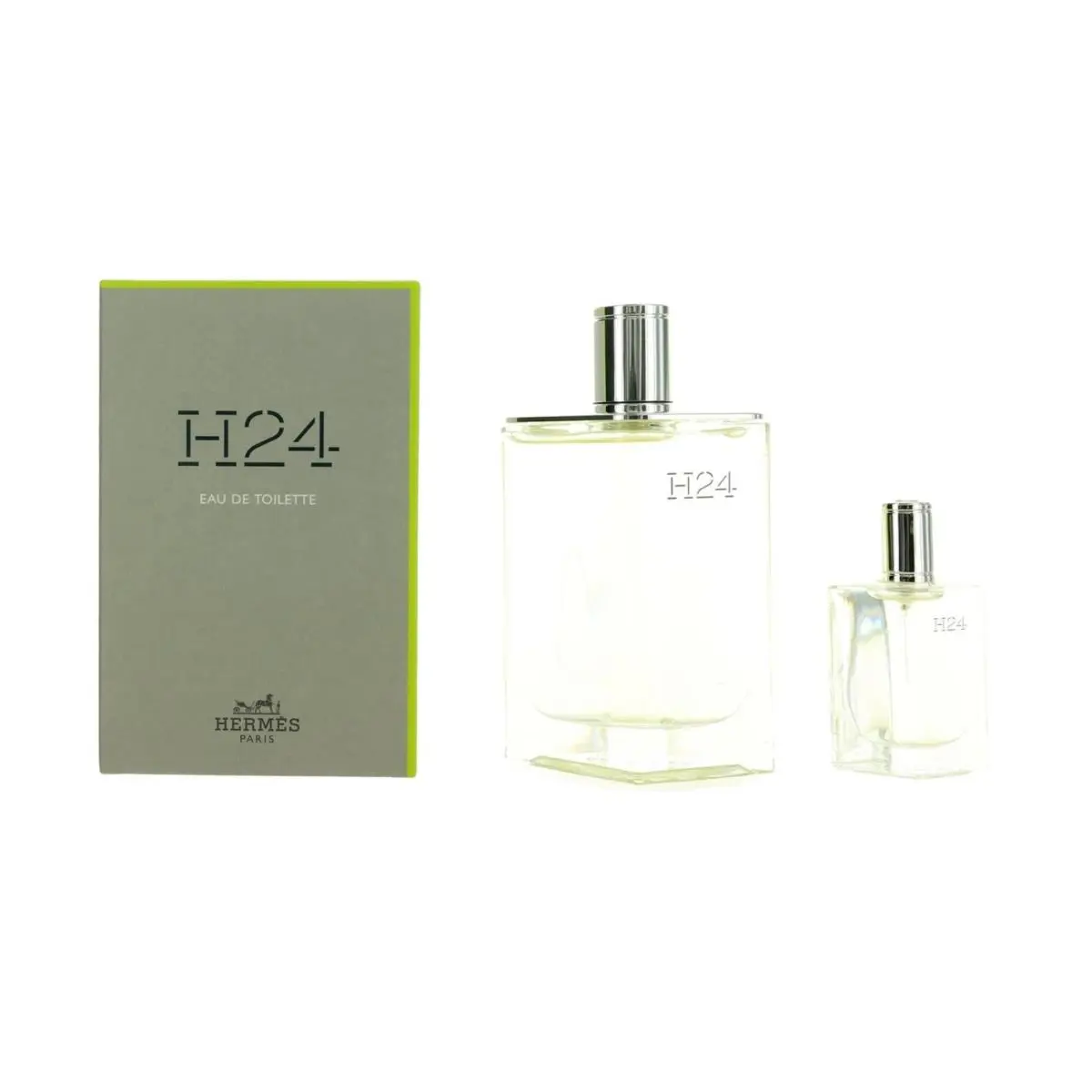 H24 by Hermes 3.3 oz Edt Spray Mens Refillable Spray+ 0.42 Edt Spray Set