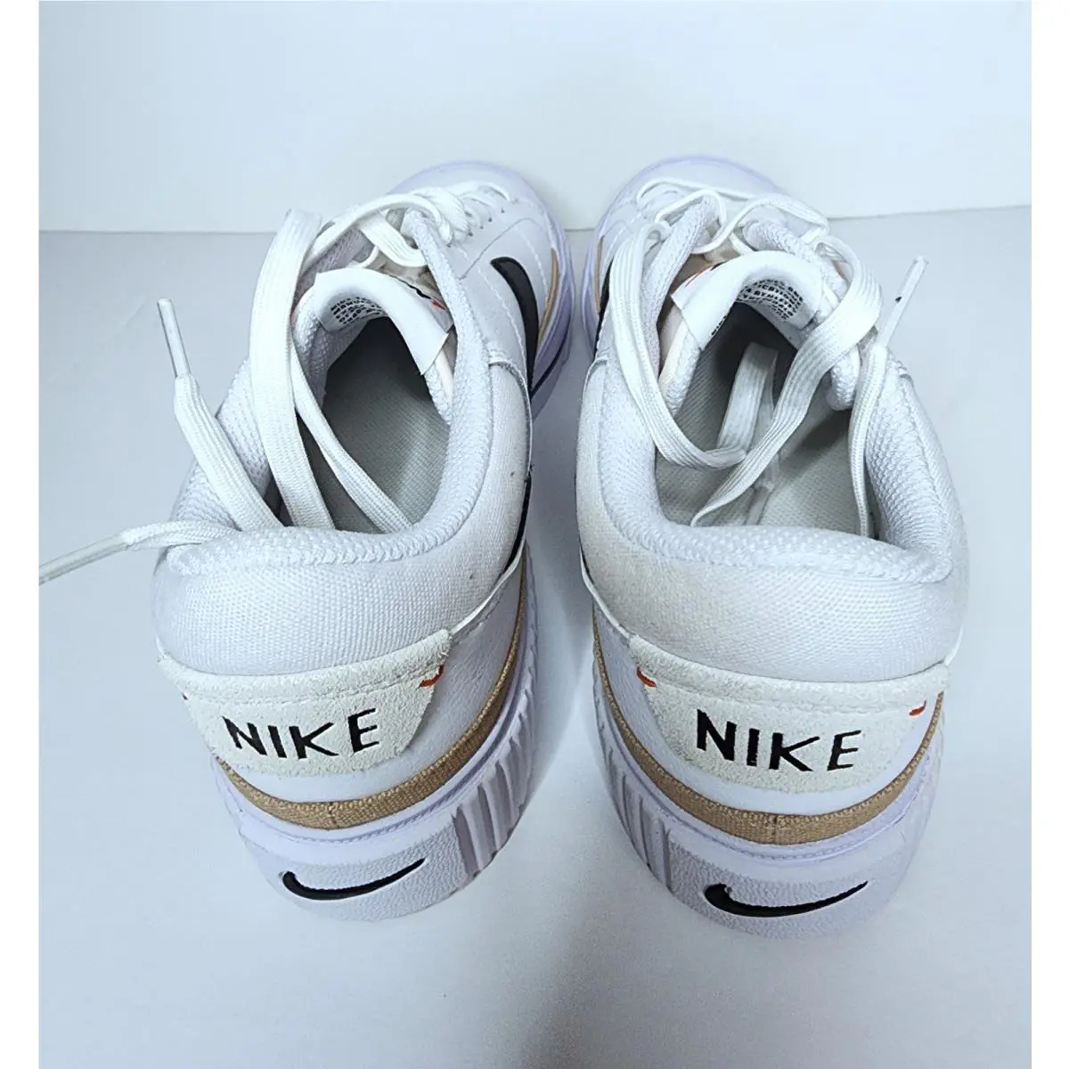 Nike shoes - Nike Court Legacy - Court Legacy - White/Black/Desert Ochre, Main: White 2
