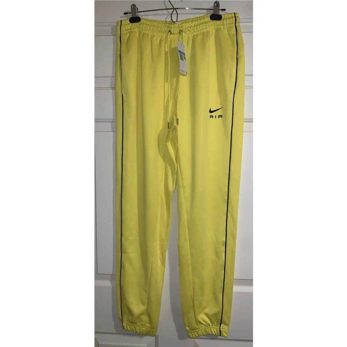 Nike Air Jogger Men`s Running Pants Yellow Sweatpants Size M