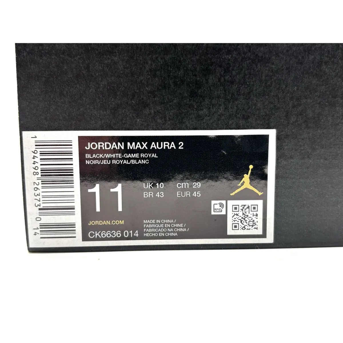 Nike shoes - Jordan Max Aura - Max Aura - CK6636-014 - Black 9