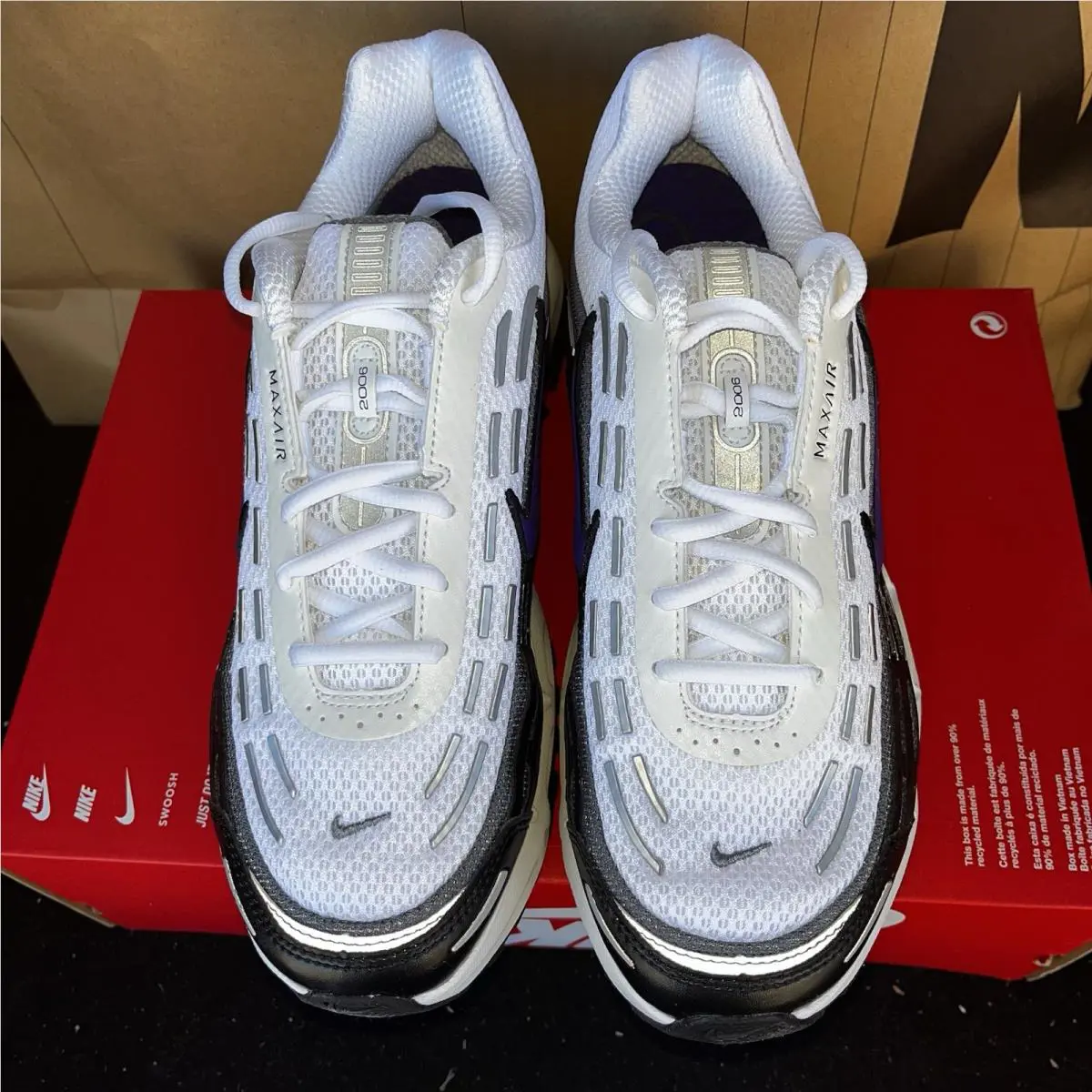 Nike shoes - Nike Air Max - Air Max - FZ4110-105 - White/Black/White/Wild Grape/Smoke Grey 2