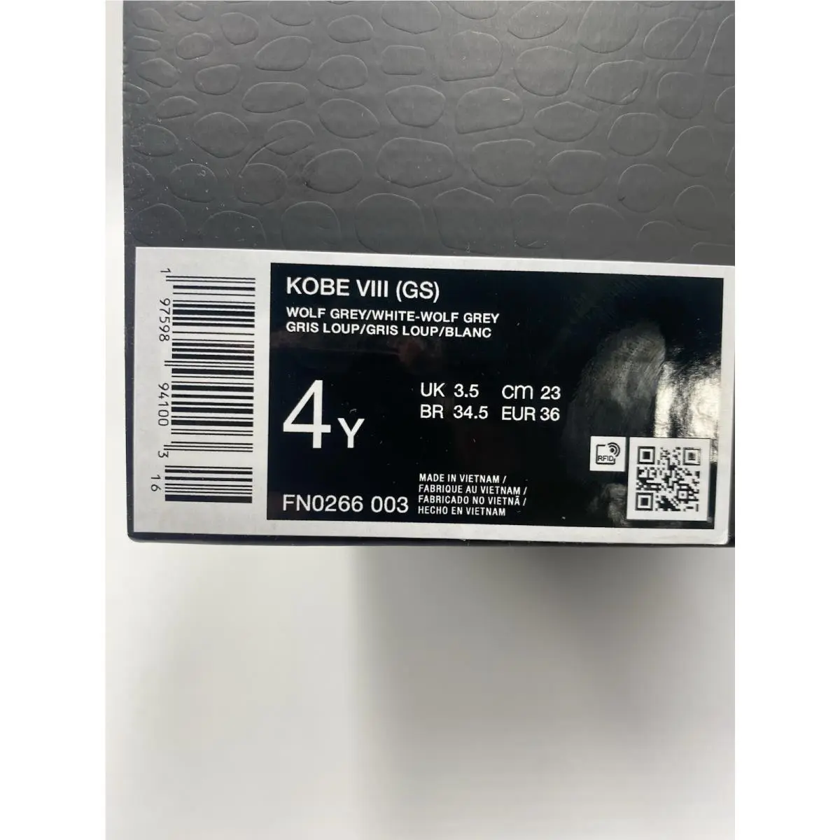 Nike shoes - Nike Kobe 4 - Kobe - FN0266 003 - Wolf Grey/White (UPC: 197598941003) 5